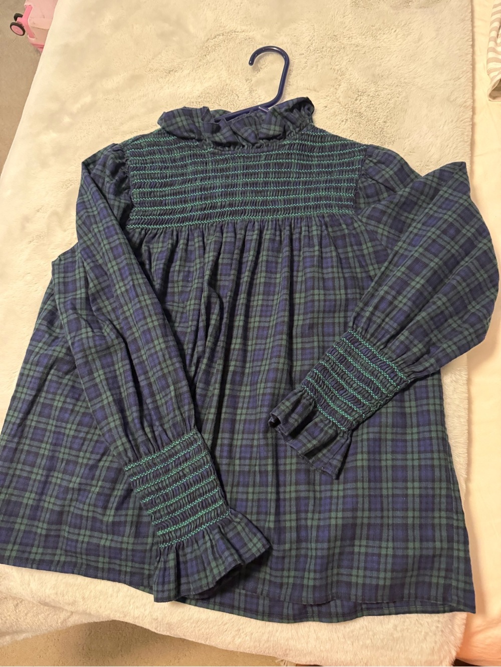 Maria De La Orden Plaid top